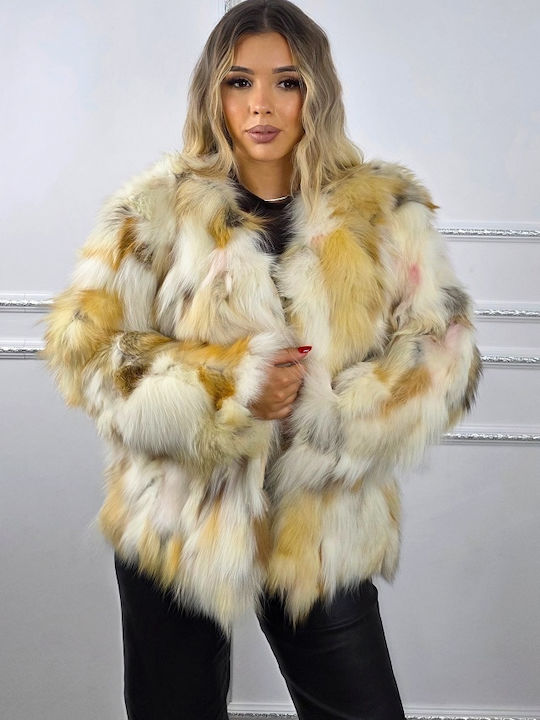 Lungă Blană de damă Cream/beige