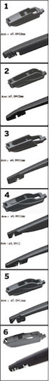 Cartech Easy Fit Πίσω Υαλοκαθαριστήρας Αυτοκινήτου 330mm