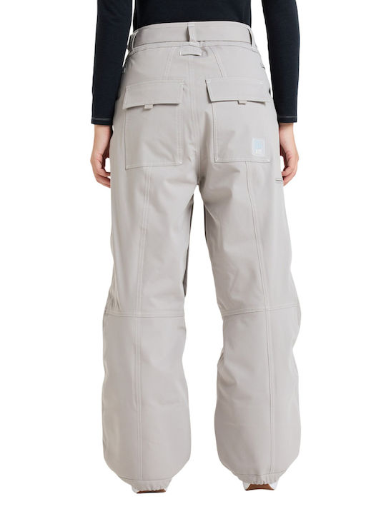 Roxy Snow Chloe Kim ERJTP03300-SJN0 Pantaloni de schi și snowboard pentru femei Ski & Snowboard Gri