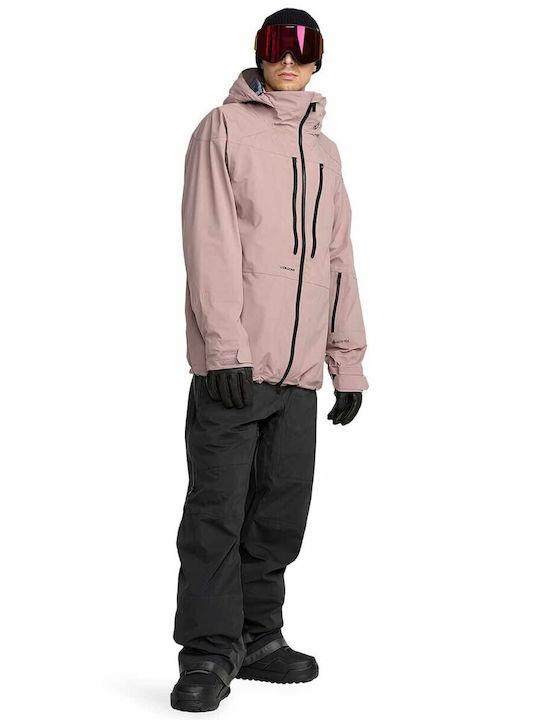 Volcom Stretch Gore-tex G1352601-BLK Men's Trousers for Ski & Snowboard Black