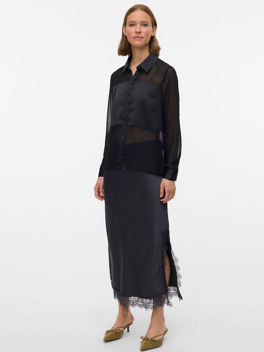 Women's Long Sleeve Shirt Black