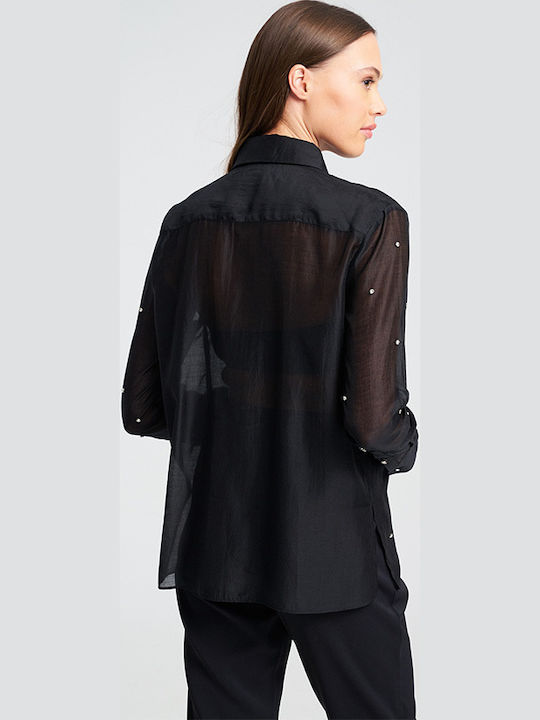 Pegasus Women's Long Sleeve Shirt Black