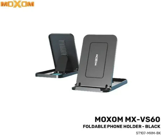 Moxom MX–VS60 Desk Stand for Mobile Phone in Black Colour