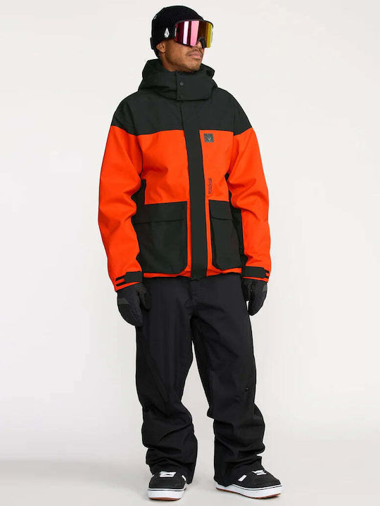 Volcom Kleveland Men's Ski & Snowboard Jacket Orange G0652607-OSH