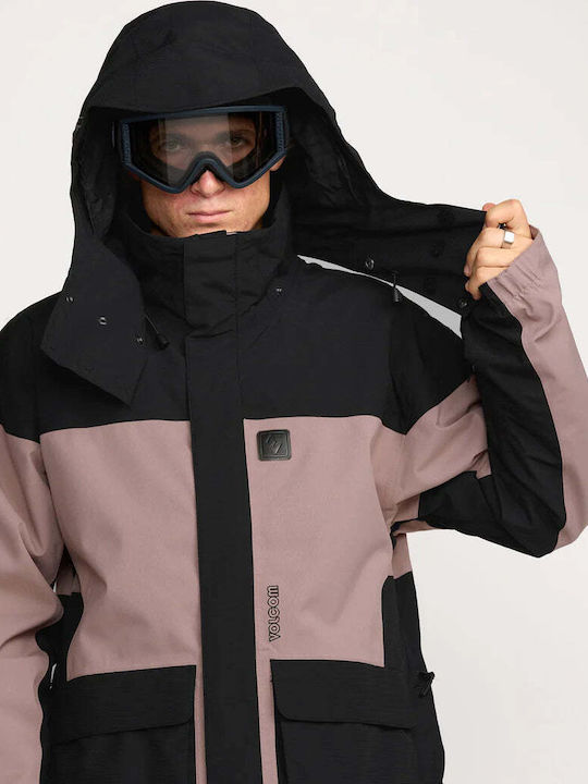 Volcom Kleveland G0652607-MVE Ανδρικό Μπουφάν για Σκι & Snowboard Μωβ