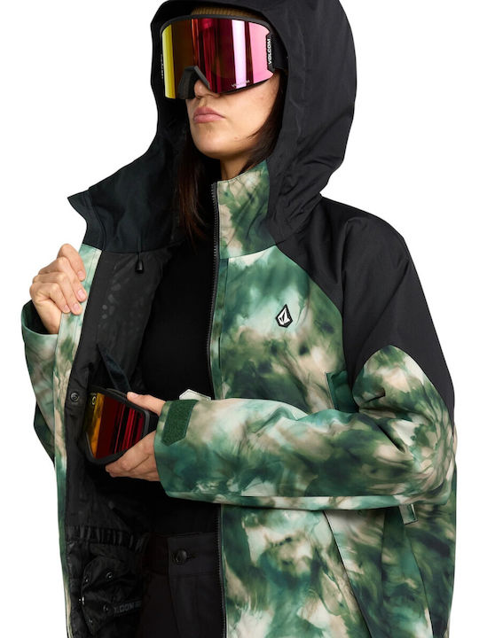 Volcom Insulated Women's Ski & Snowboard Jacket Green H0452608-GRN