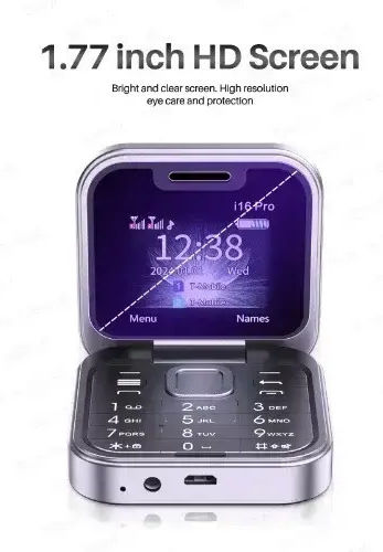Andowl P9 Pro Dual SIM Mobile with Buttons (English, French, Spanish, Portuguese, Italian, Russian, Arabic, Hebrew) Blue