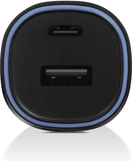 TTEC Φορτιστής Αυτοκινήτου 48W με Θύρες: 1xUSB 1xType-C