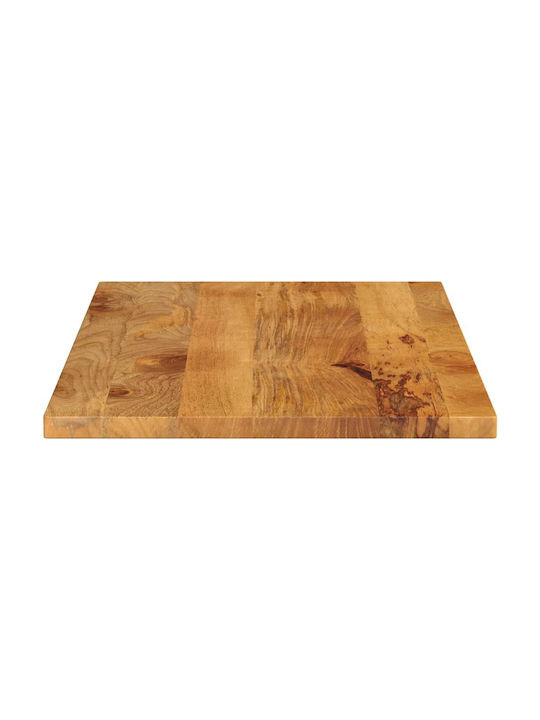 vidaXL Rechteckig Tischoberfläche aus Massivholz in Braun Farbe 110x60x2.5cm 371601 1Stück