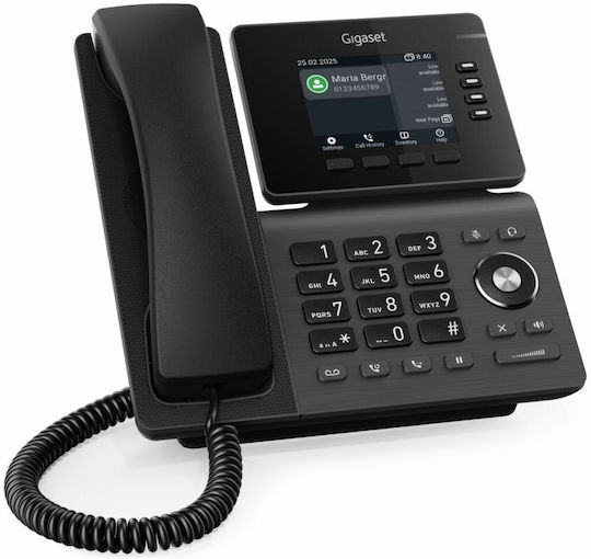Gigaset P810 Ενσύρματο Τηλέφωνο IP Μαύρο