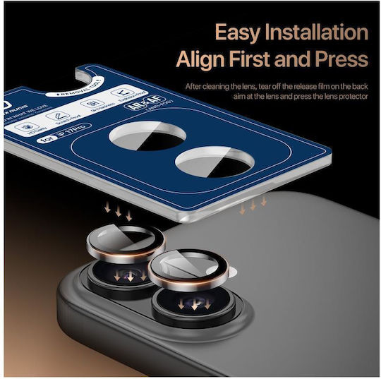 Aluminum Full Face Protective Cover Dux Ducis Camera Lens Apple iPhone 17 Hawk Desert Titanium N69588