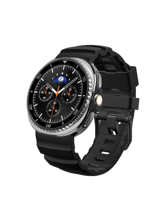 Spigen Λουράκι Σιλικόνης Μαύρο (Galaxy Watch 8 / 8 Classic)