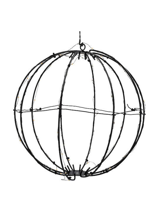 Lampă de Crăciun 123led pe Baterii Extra Cald și Alb Cald 80 LED-uri 28cm Negru