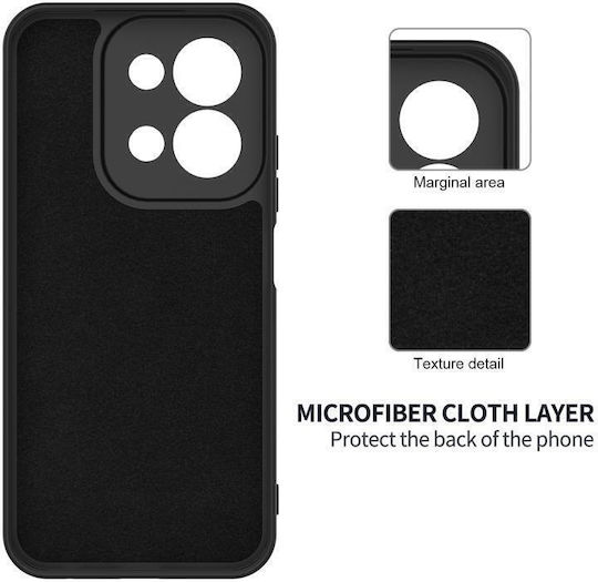 Back Cover Silicone Waterproof Black (Poco C85)