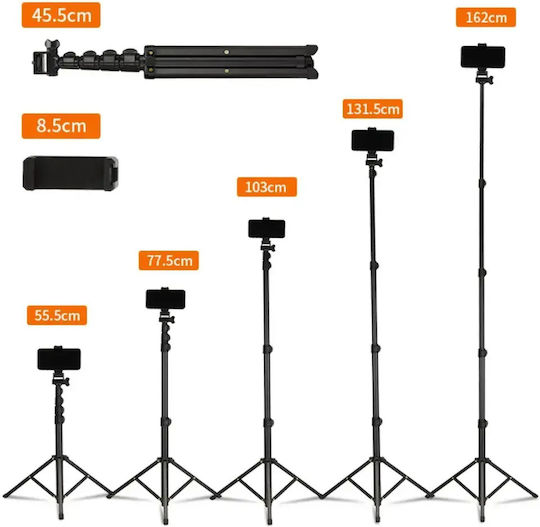Jmary MT-39 Selfie Stick Cell Phone Tripod Black