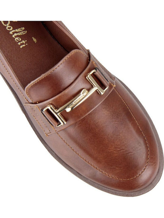 Women's Loafers in Brown Color