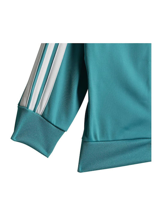 Kinder Sweatpants Set - Jogginganzug Black/Green 2Stück Essentials