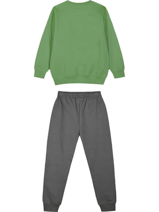 Kids Sweatpants Set Anthracite 2pcs