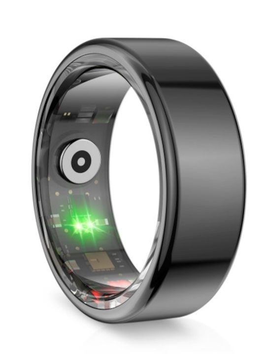 Ksix Saturn Smart Ring 19.8mm Αδιάβροχο Μαύρο