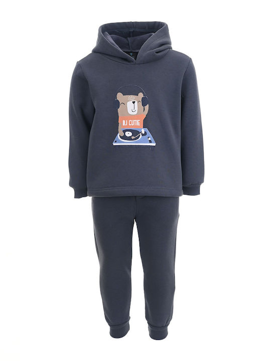 Kids Sweatpants Set Grey 3pcs