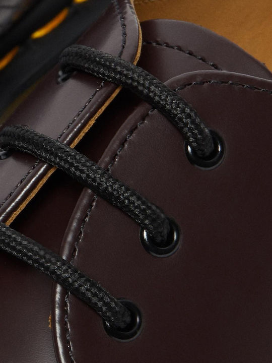 1461 Smooth Men's Leather Casual Shoes Burgundy