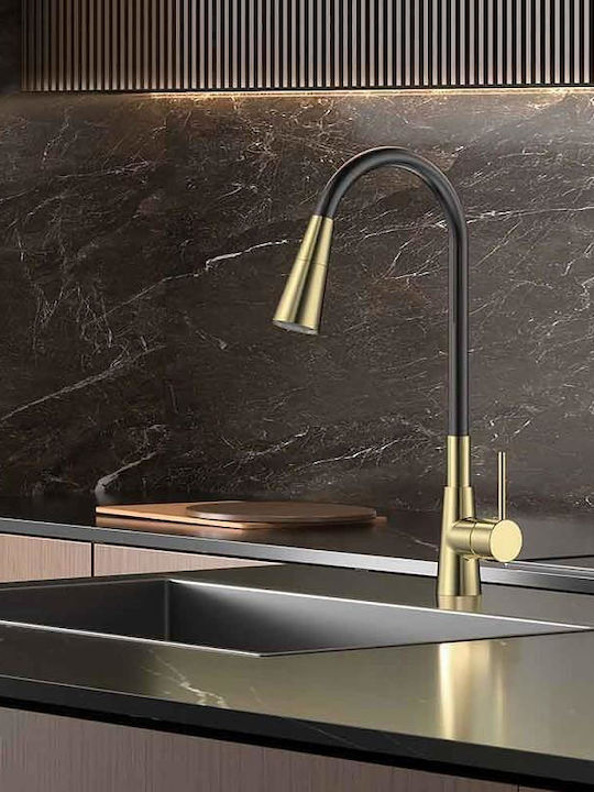Inter Ceramic Havana Настолен с Подвижен Душ Черен Inter Ceramic Havana Настолен с Подвижен Душ Черен