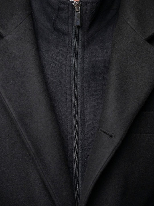 Dezing Herren Mantel Black