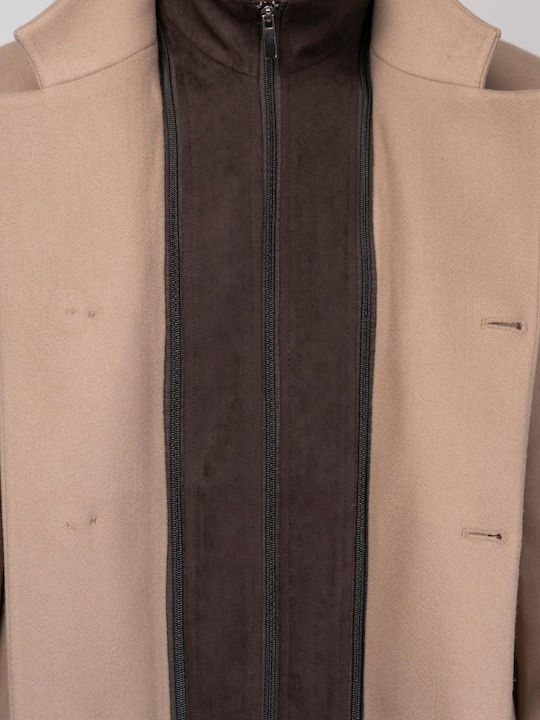 Dezing Herren Mantel Camel