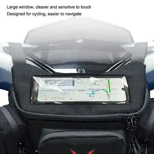 MC-0117 Motorcycle Handlebar Bag Black Colour