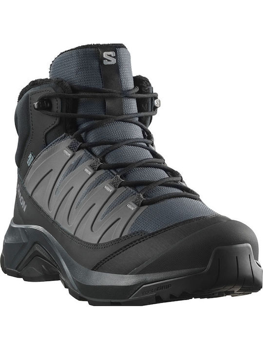 Salomon X Adventure Ανδρικά Ορειβατικά Μποτάκια Αδιάβροχα Μαύρα