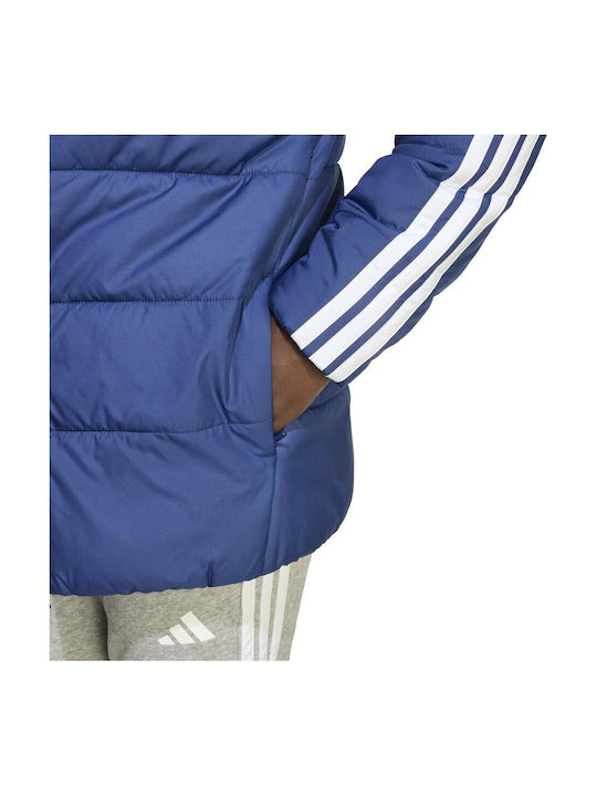 Padded Waterproof Kids Sports Jacket Windproof with Lining Blue