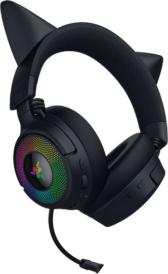 Razer Kraken Kitty V3 Pro Ασύρματο Over Ear Gaming Headset με σύνδεση Bluetooth / USB for PC