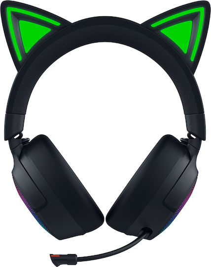 Razer Kraken Kitty V3 Pro Ασύρματο Over Ear Gaming Headset με σύνδεση Bluetooth / USB for PC