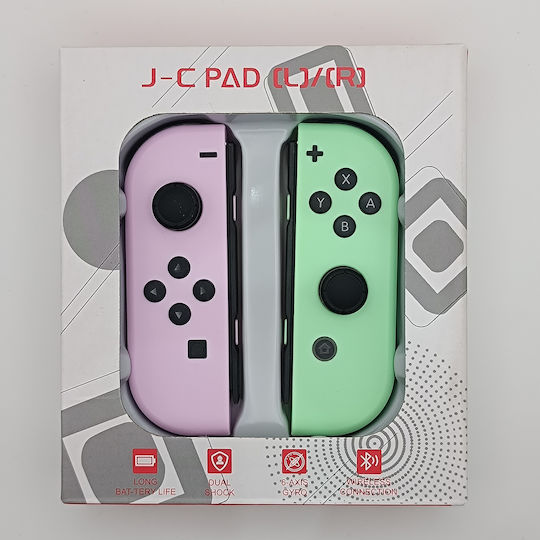 Joy-Con Set Kabellos Gamepad für Schalter Pastel Pink / Pastel Green
