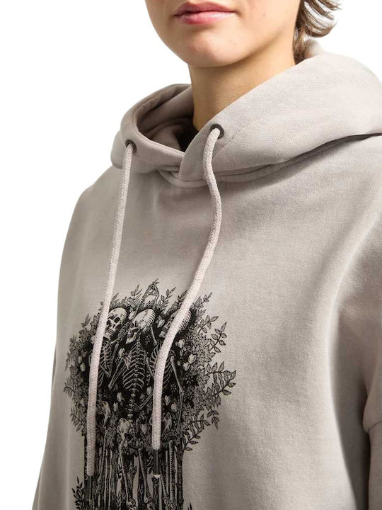 Radical Daze Women's Sweatshirt with Hood Beige