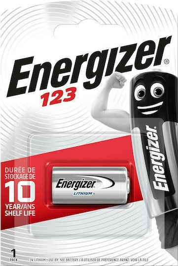 Energizer Lithium Battery CR123A 3V Single Use Long Life 1 Piece