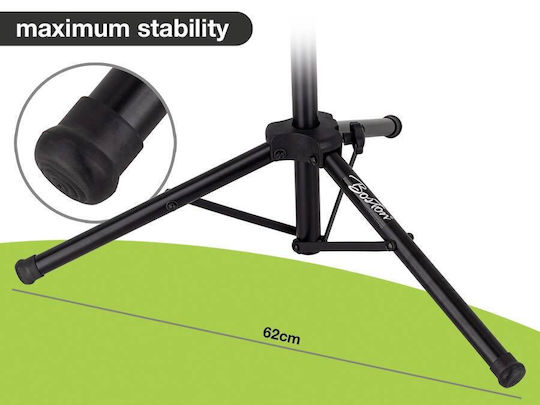 Boston Notenständer Musik Höhe 115cm Schwarz BOS-OMS302