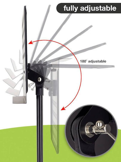 Boston Notenständer Musik Höhe 115cm Schwarz BOS-OMS302