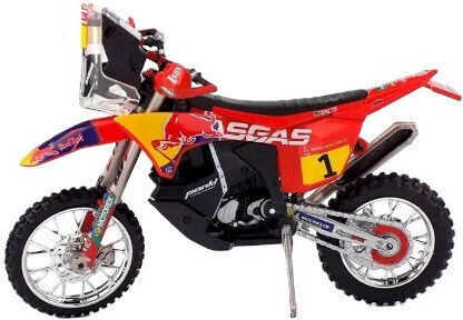 Bburago Motorcycle KTM GASGAS RX450F Dakar2023 Scale 1:18 For 3+ Years