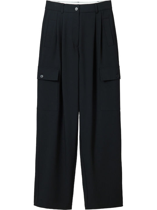 Liverpool Damen Stoff Hose Schwarz