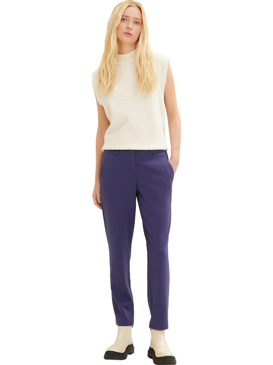 Mia Γυναικείο Chino Παντελόνι Navy Μπλε