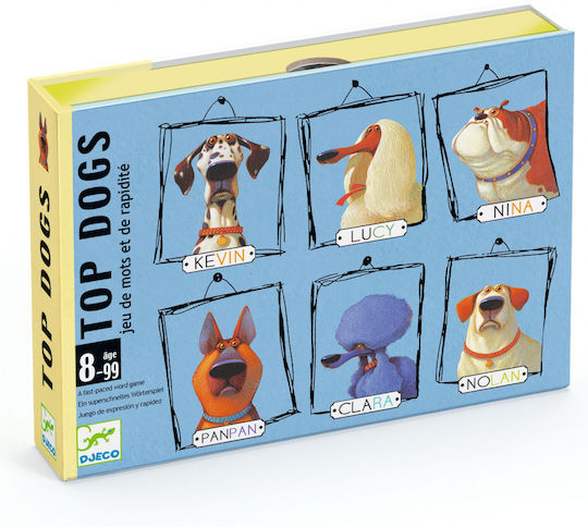 Brettspiel Επιτραπέζιο Καρτών Top Dogs für 2-3 Spieler 8+ Jahre (EN) Djeco