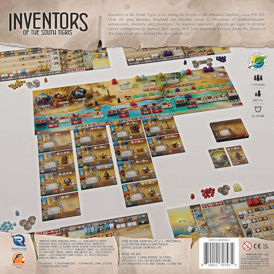 Настолна игра Inventors of the South Tigris за 1-4 играчи (EN) Garphill Games