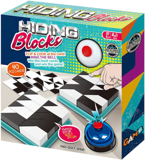 Επιτραπέζιο Παιχνίδι Hiding Blocks για 2 Παίκτες 4+ Ετών (EN) Bufnitel
