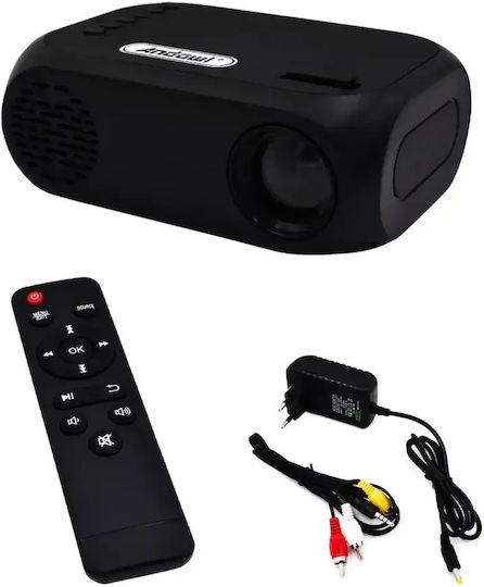 Andowl QHD100 Mini Projector LCD Full HD Λάμπας LED με Ενσωματωμένα Ηχεία