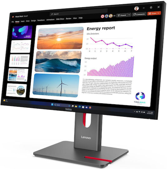 Lenovo ThinkVision P24Q-40 IPS Monitor 23.8" QHD 2560x1440 with Response Time 6ms GTG