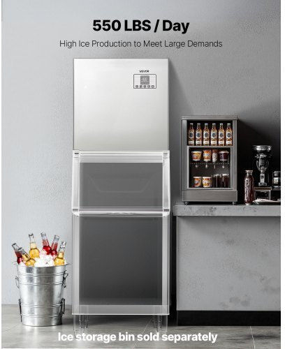 Vevor Ice Machine with Daily Production 250kg