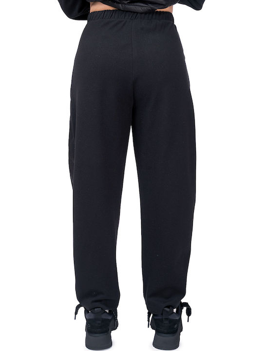 Moutaki Women's Fabric Trousers Black Moutaki Women's Fabric Trousers Black