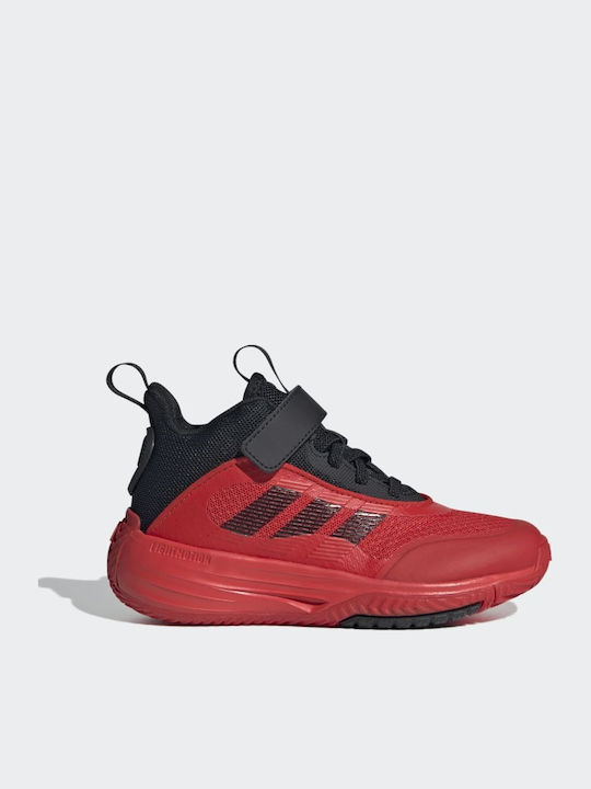 Ownthegame Ownthegame 3.0 Kids Sports Shoes Basketball with Hoop & Loop Closure Red