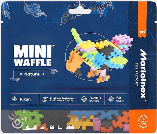 Marioinex Τουβλάκια Mini Waffle για 3+ Ετών 50τμχ